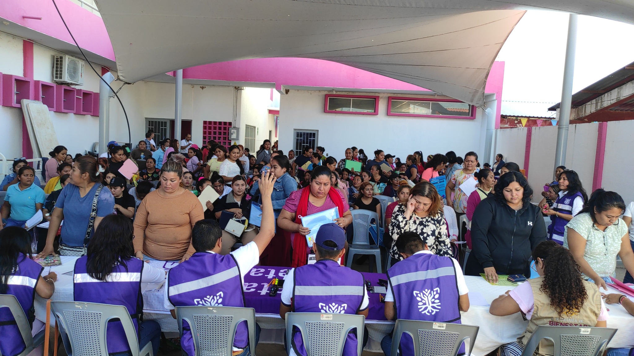 Recepción de documentos para  la Tarjeta Violeta