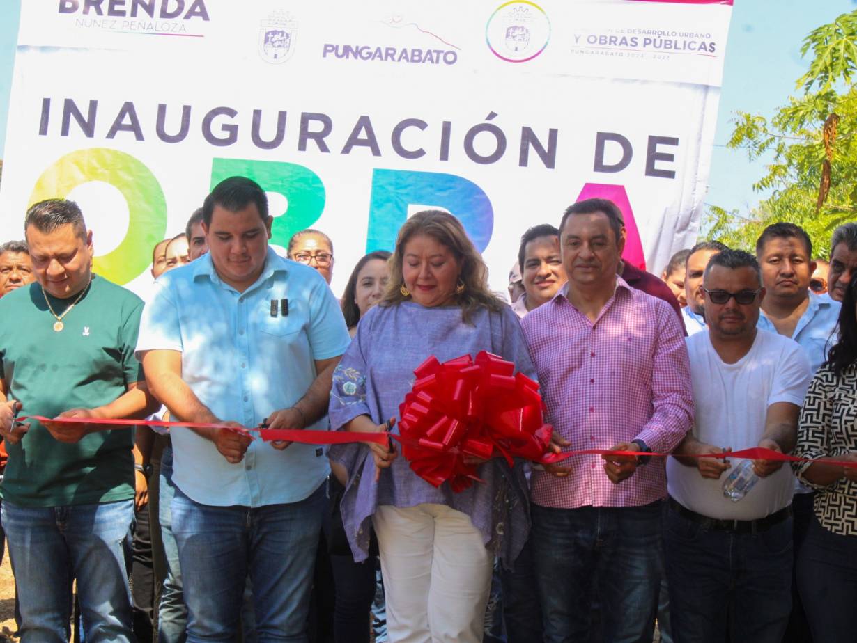 Inauguración de obra de drenaje sanitario 